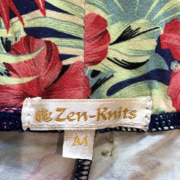 NWOT! - ZEN KNITS Wide Leg Pants - Picture 2 of 9